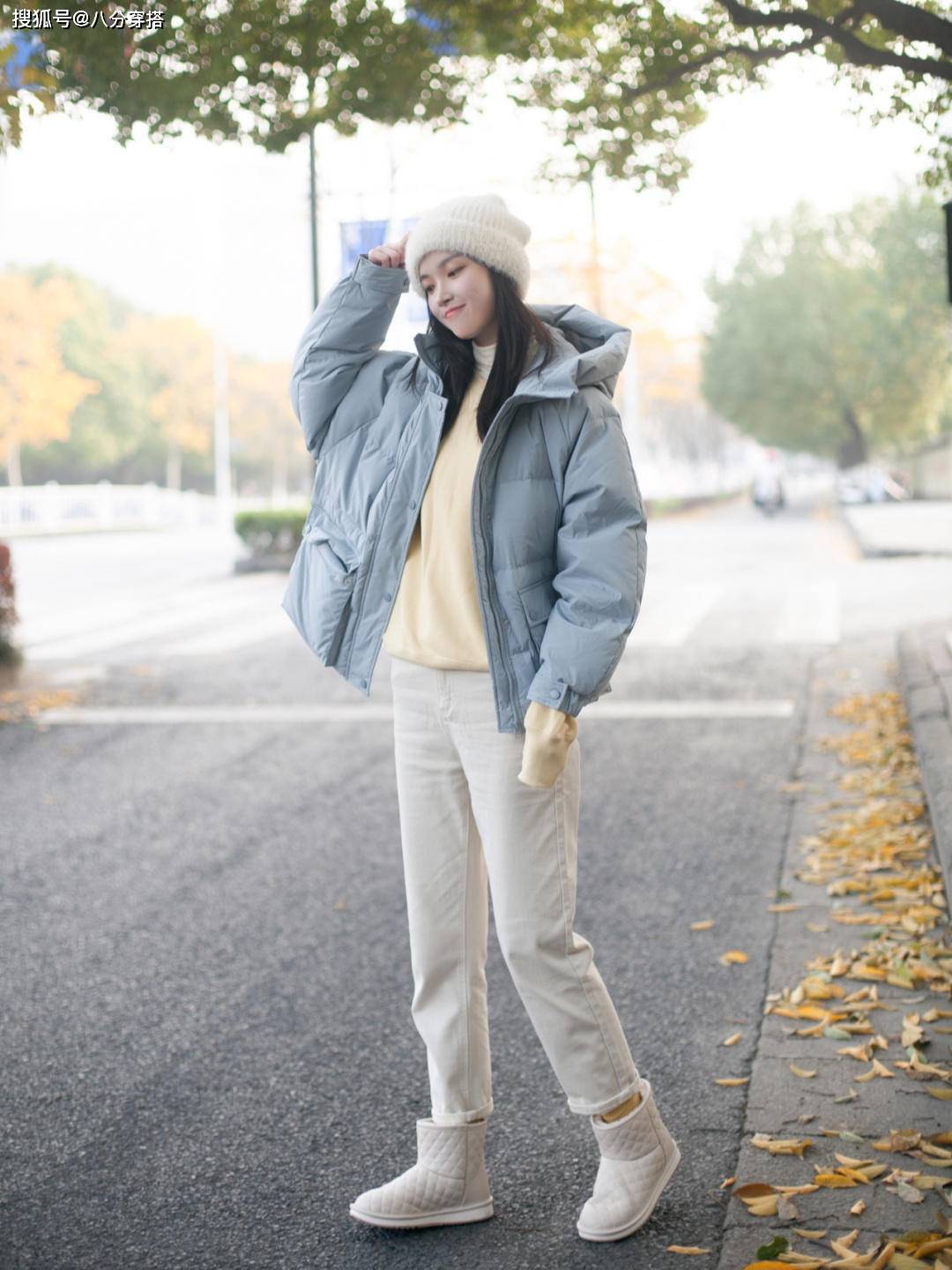 美眉 冬季不露脚踝也很洋气，试试这些“雪地靴”，保暖舒适又百搭