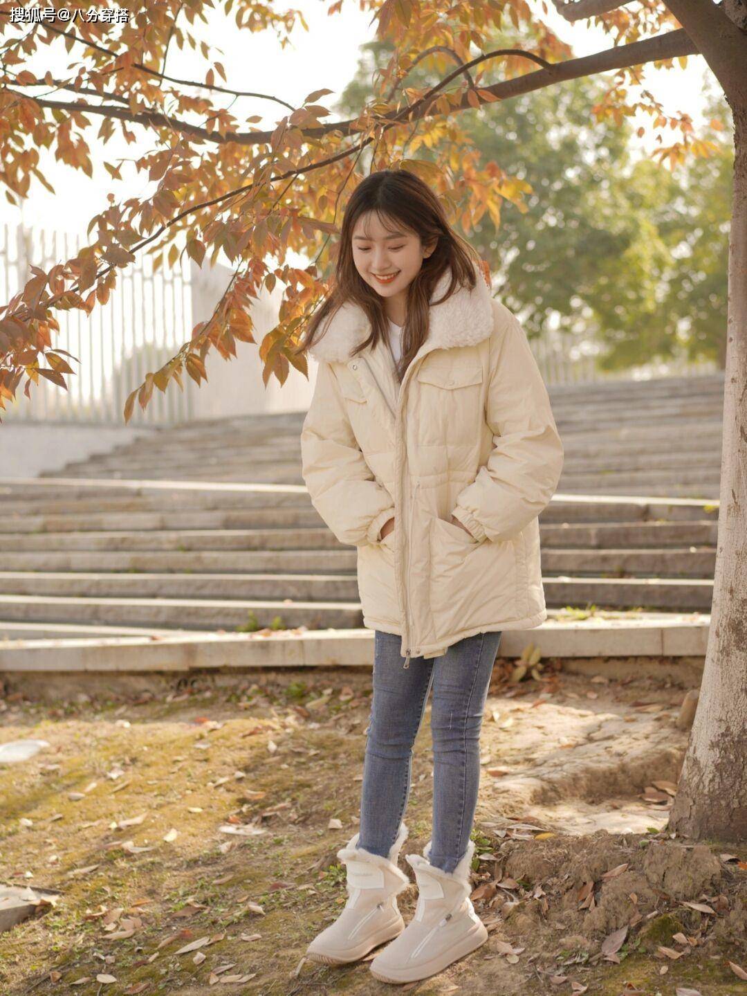 美眉 冬季不露脚踝也很洋气，试试这些“雪地靴”，保暖舒适又百搭