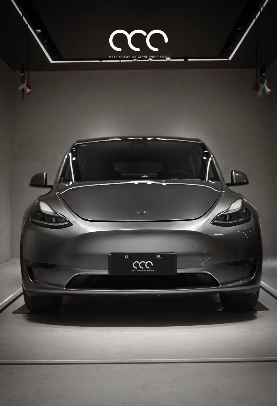 漫彩改色膜pet 液态金属银_sliver_modely_特斯拉