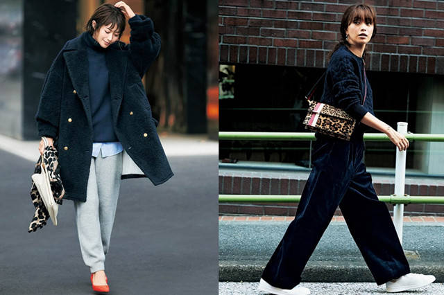 皇家 没想到，知性藏青色也能穿得如此时髦感，与皇家蓝搭配也太别致了