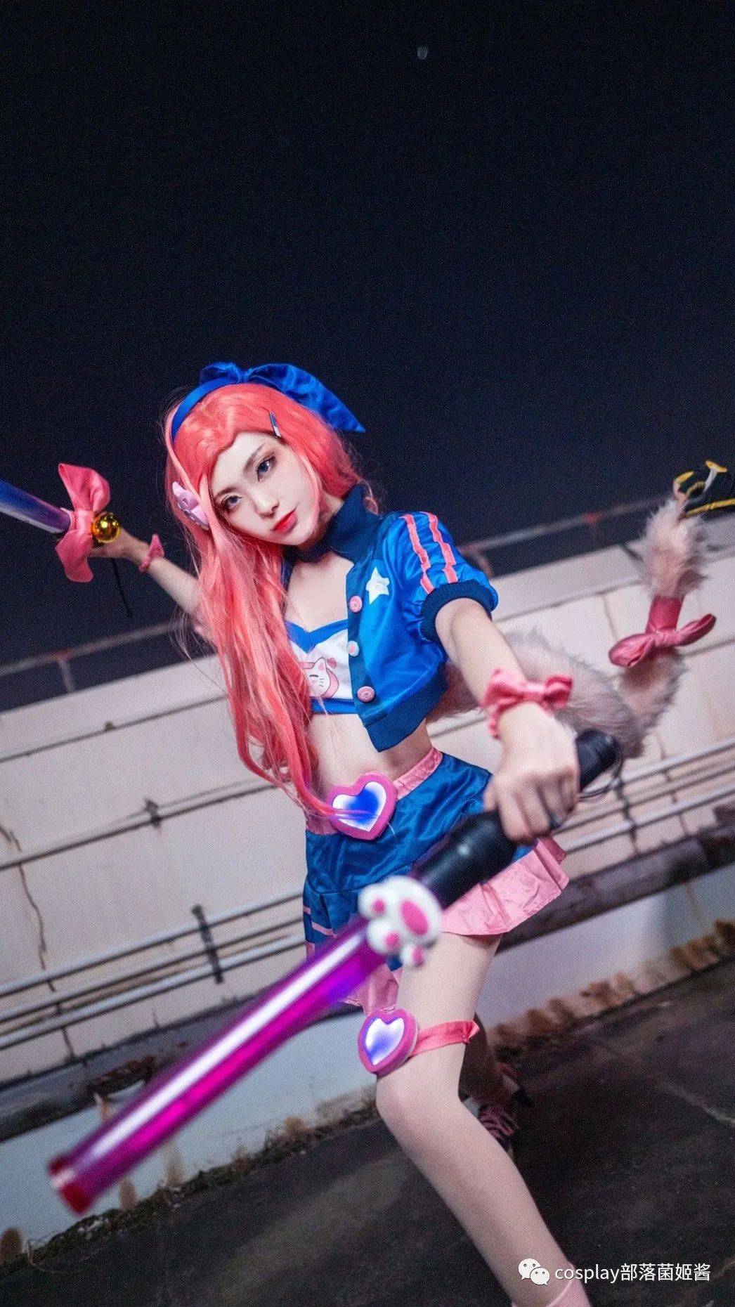 cos:王者荣耀花木兰河阿轲cos正片_wb_yunni_鹅殇