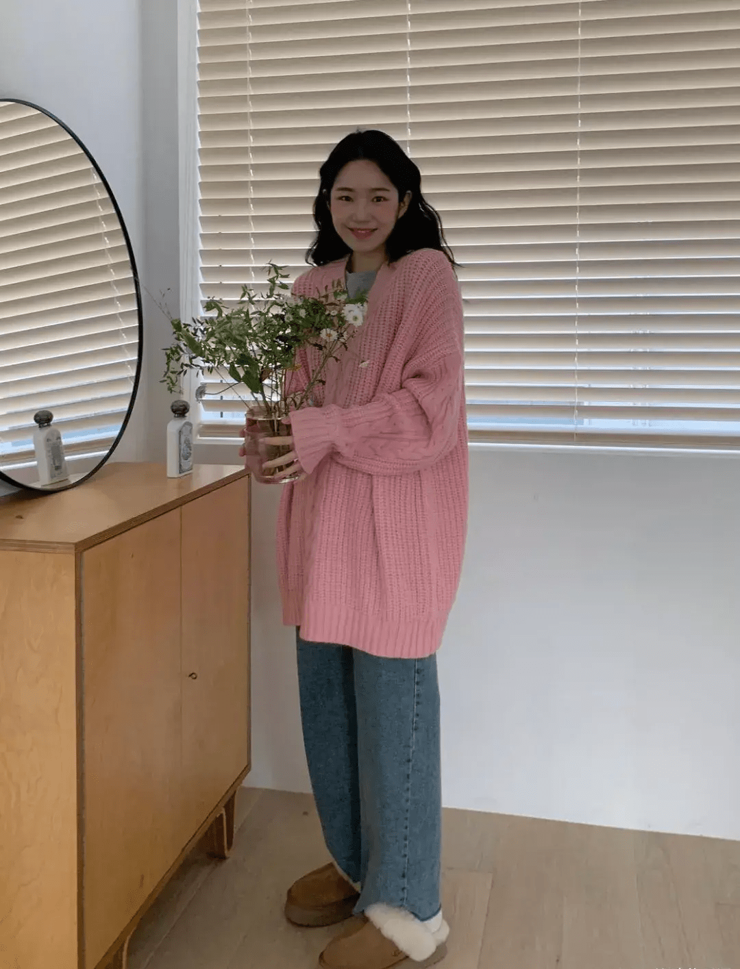 马海毛 冬天毛衣精选篇：25+的小姐姐复古毛衣好漂亮，是传统与简化结合