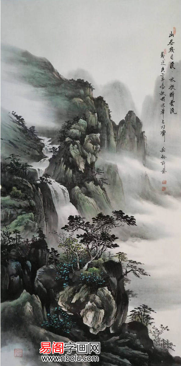 画家刘剑刚 胸中丘壑当底蕴 笔下烟云绘山河_山水_水流_云则