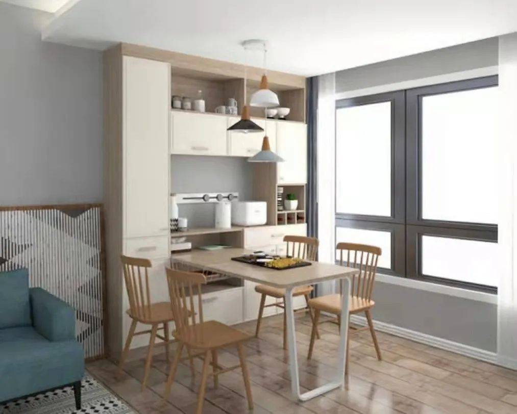 收纳|没装餐边柜,可别怪客厅堆满杂物!