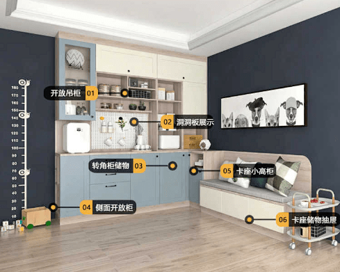 收纳|没装餐边柜,可别怪客厅堆满杂物!