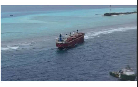 船长被开1000万美元大罚单！一艘货船失电漂流误撞珊瑚礁搁浅!