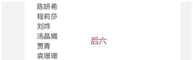 那英第|《浪姐2》初舞台排名疑曝光,周笔畅第一,那英第七是认真的吗?