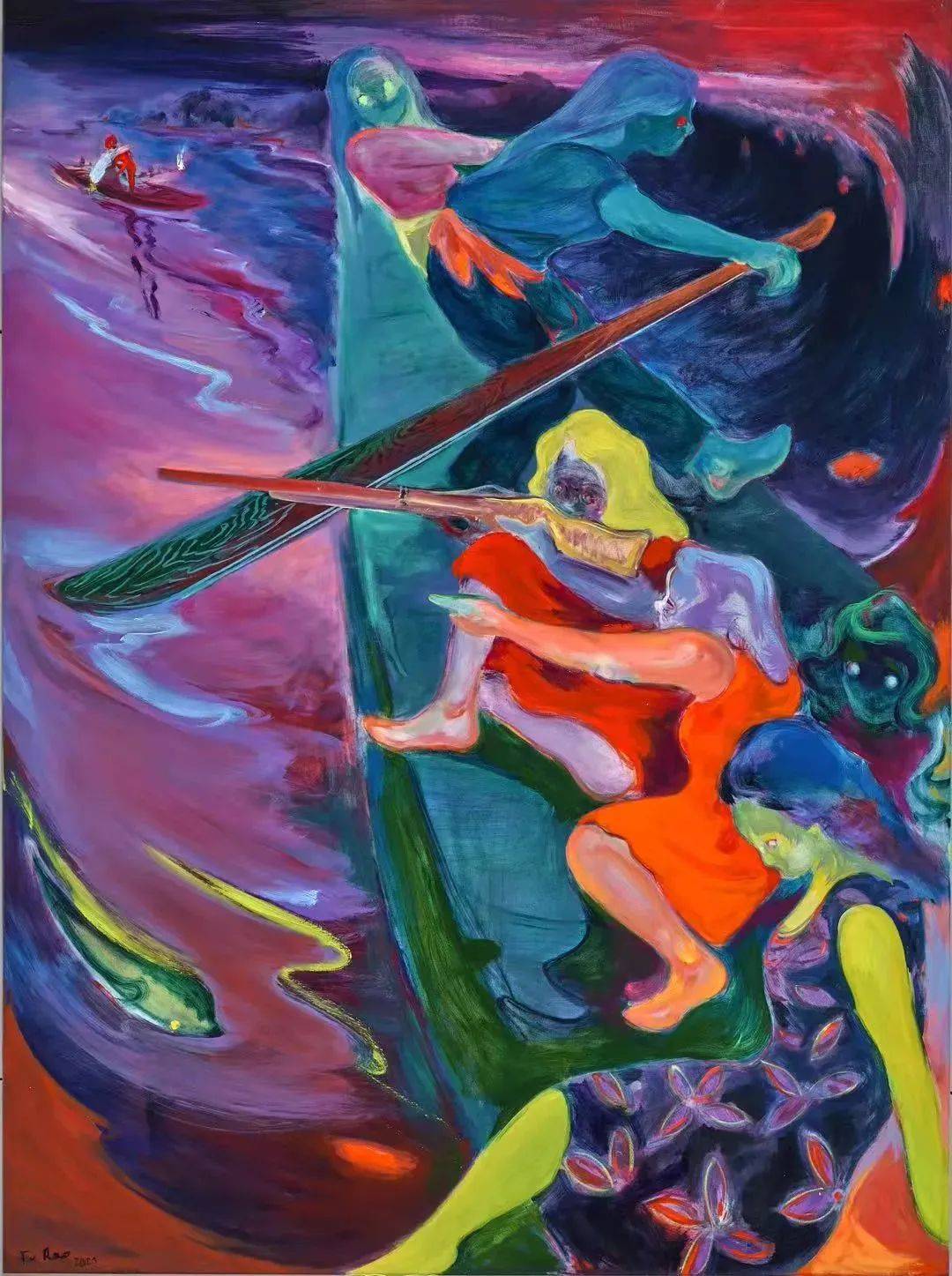 傅饶德国新表现主义的绘画世界燃烧的色彩