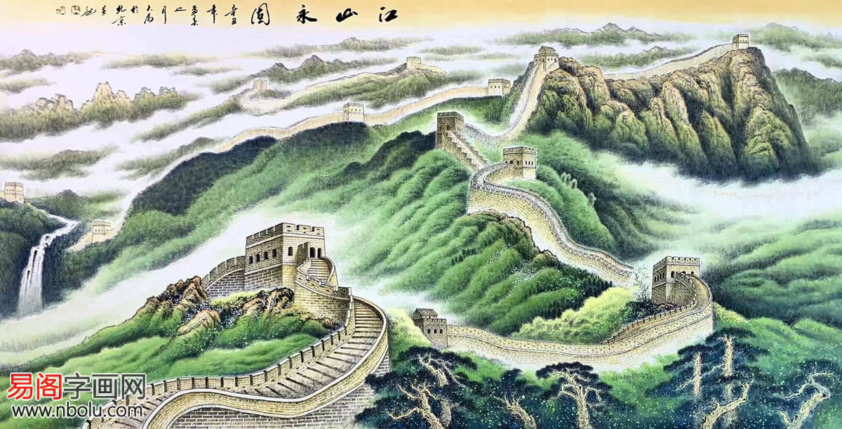 画家王大为山水画欣赏揭秘王大为山水画为什么值钱