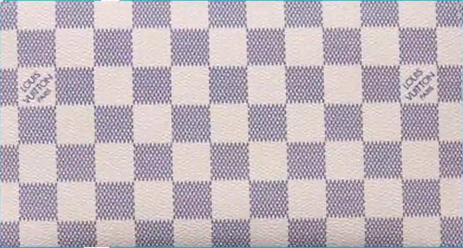 棋盘格lv包包真假鉴别小妙招_damier_皮革_花纹