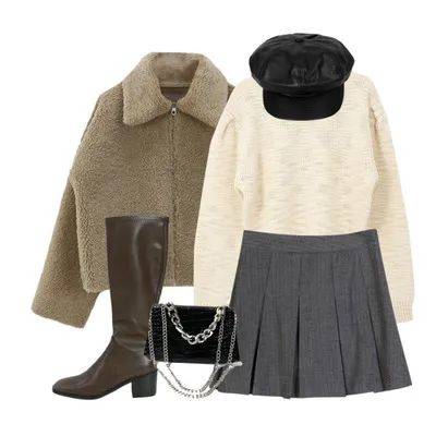 套路 入冬简约舒适穿搭，高级又温柔！