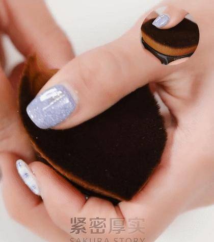 女生为何明星上妆使用普遍“粉底刷”？看到妆效后获益匪浅，简单有效