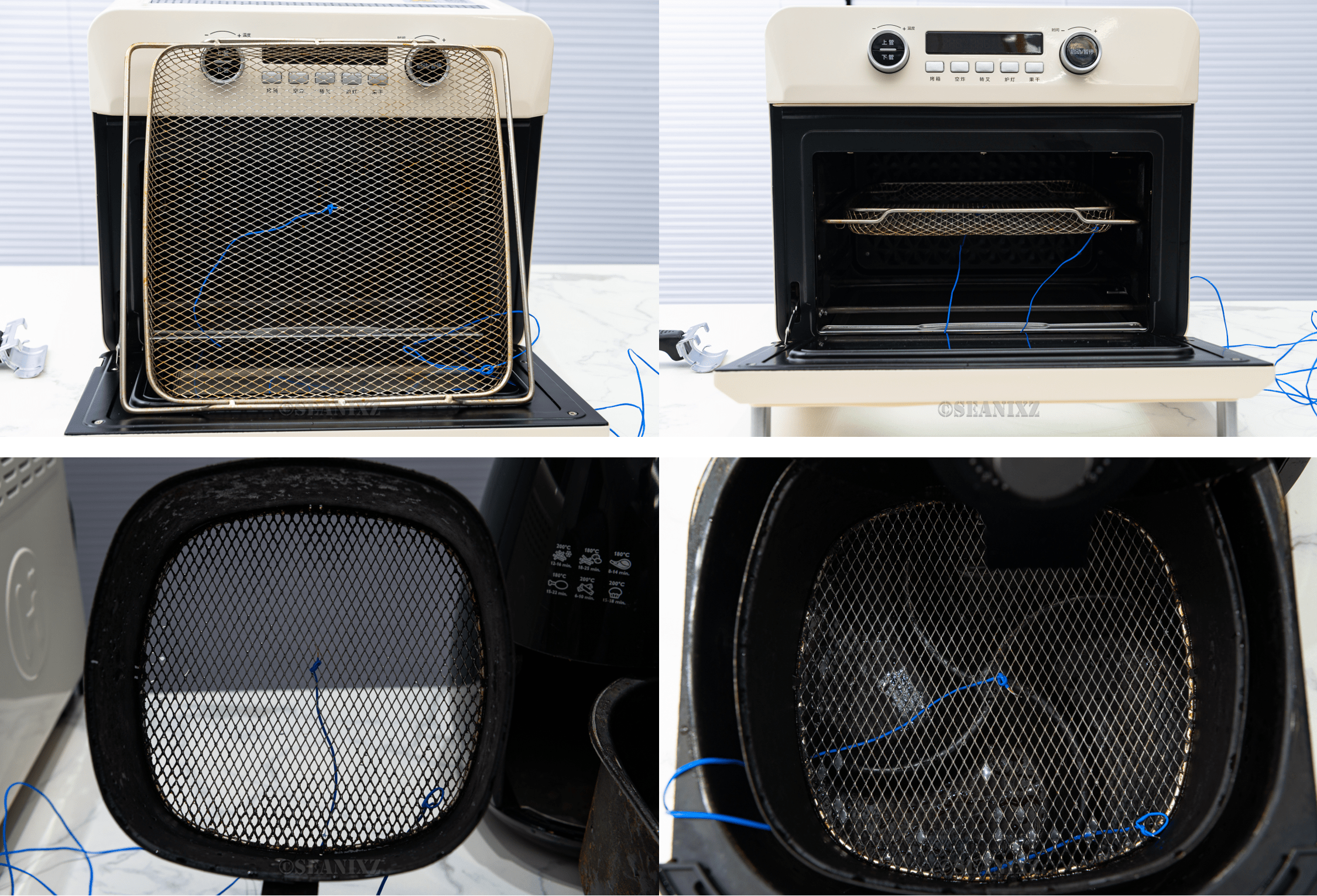温度|空气炸的创新设计怎么样？数据党的空气炸锅新旧设计对比评测
