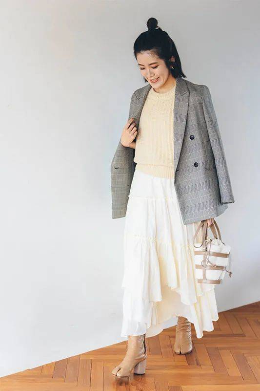 黑色 普通人穿棉衣参考来了 棉服这么穿不臃肿