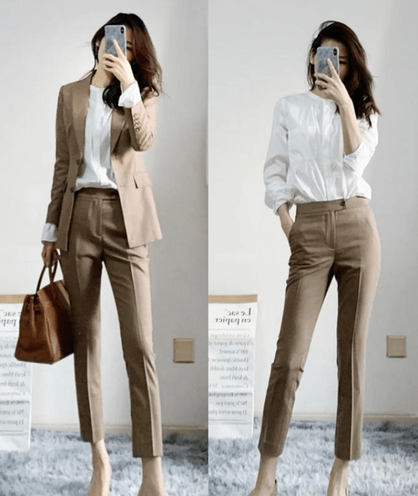 职场 职场女人必备的西装，用这4种搭配方式，时髦感爆棚