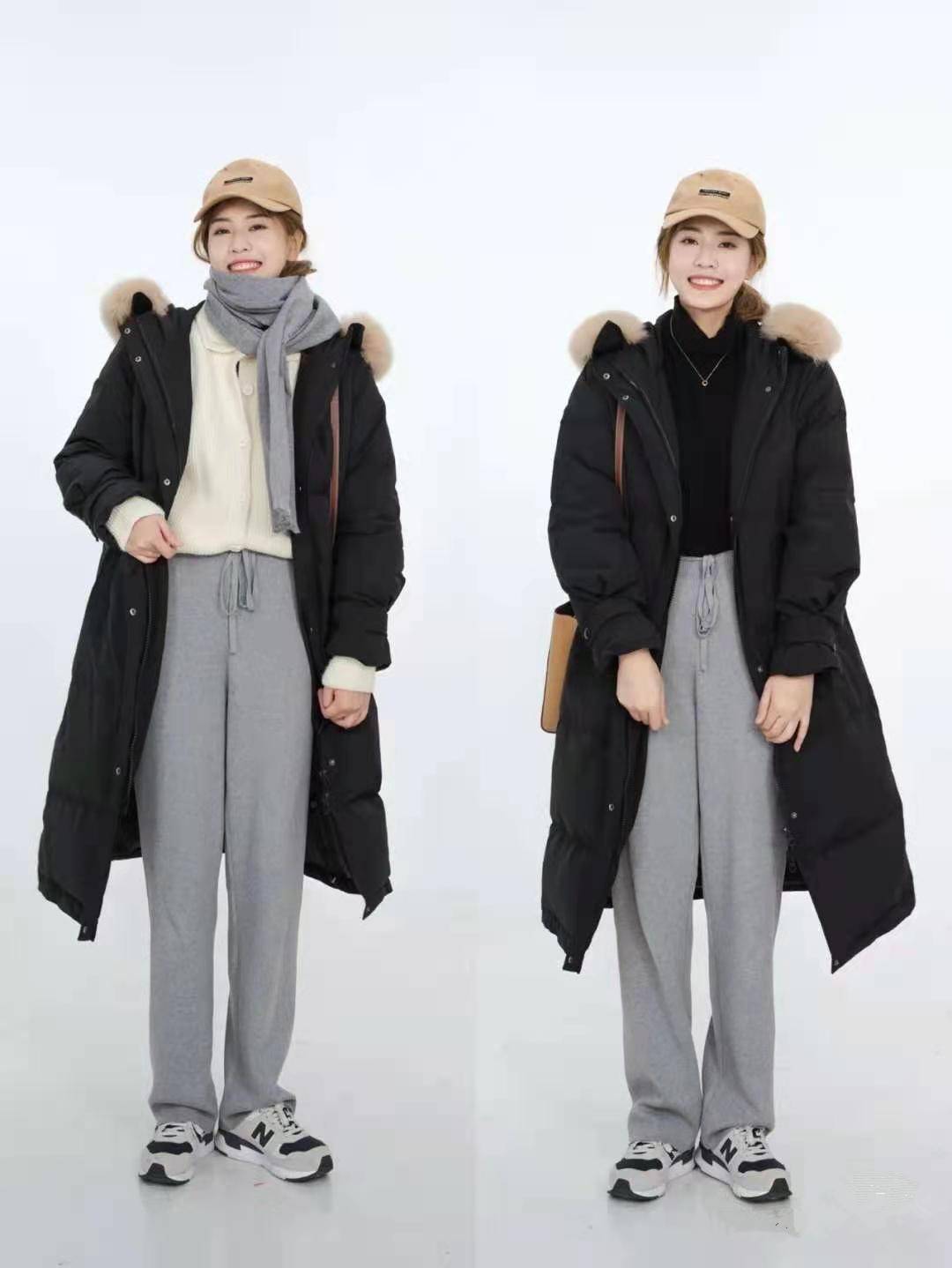 身材 四五十岁的中年女人，冬季一定要学会叠穿，用基础款赢得好气质