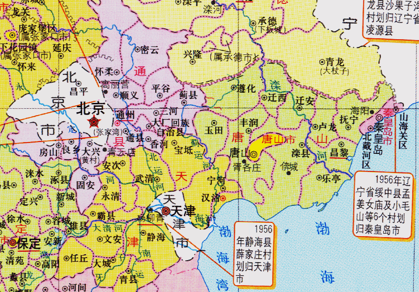 河北省的區劃變動11個地級市之一唐山市為何有14個區縣