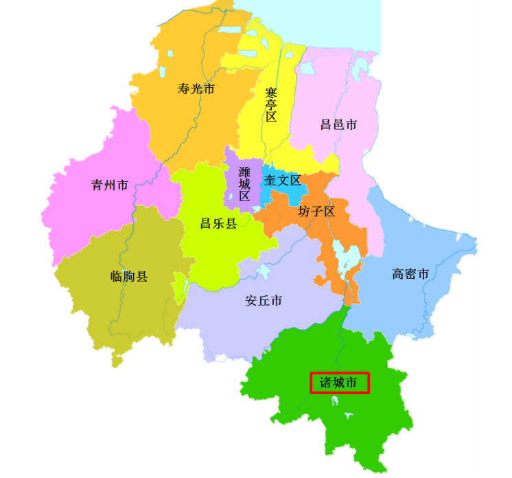 山东省的区划变动16个地级市之一潍坊市为何有12个区县