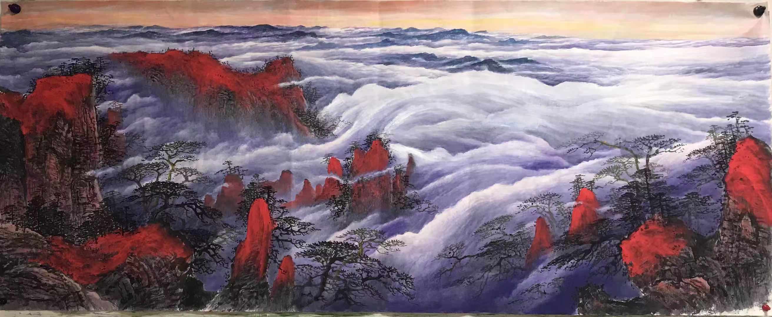 云海艺术当代百杰青年画家李会强作品鉴赏