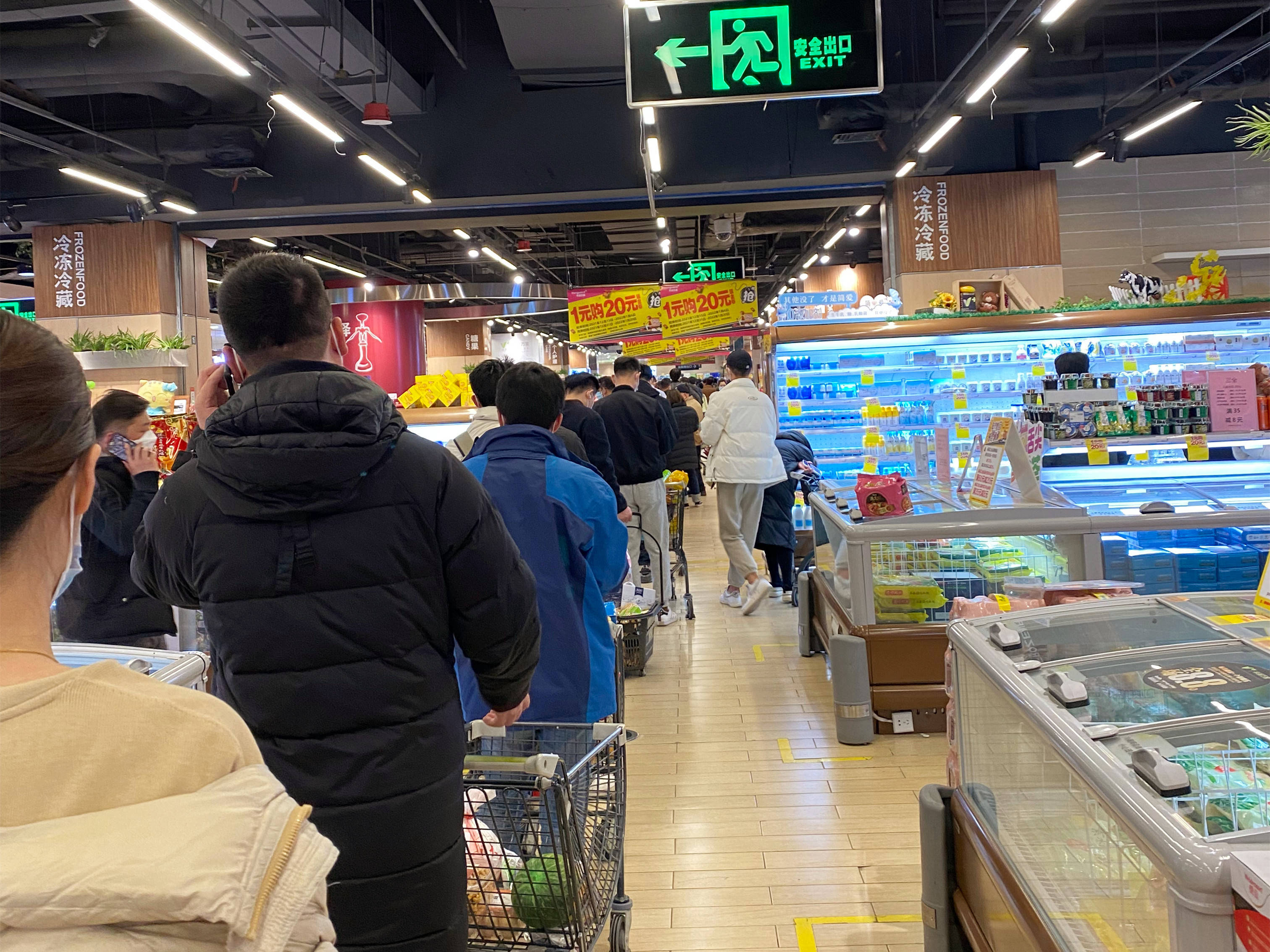 西安人在朋友圈晒的囤货堪比年货采购物质充沛不担心了