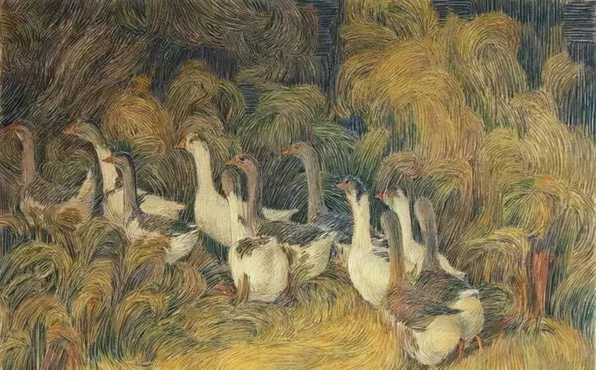 线条与笔触,充满了女性独有的柔美与温和感油画作品_sergey_画面