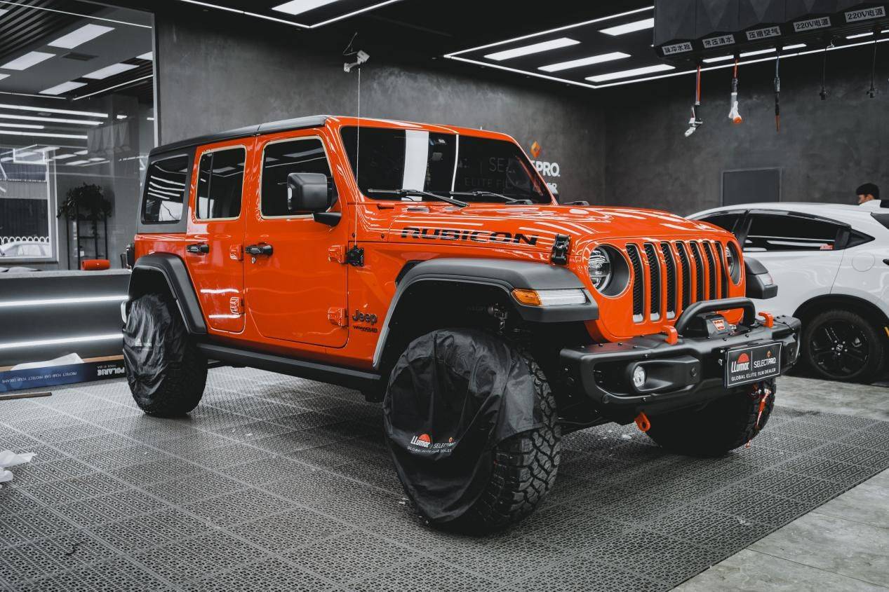 天津臻选牧马人隐形车衣施工案例