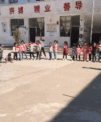 手机|搞笑GIF趣图：现在就让我们一起，给这熊孩子，来一顿混合双打吧