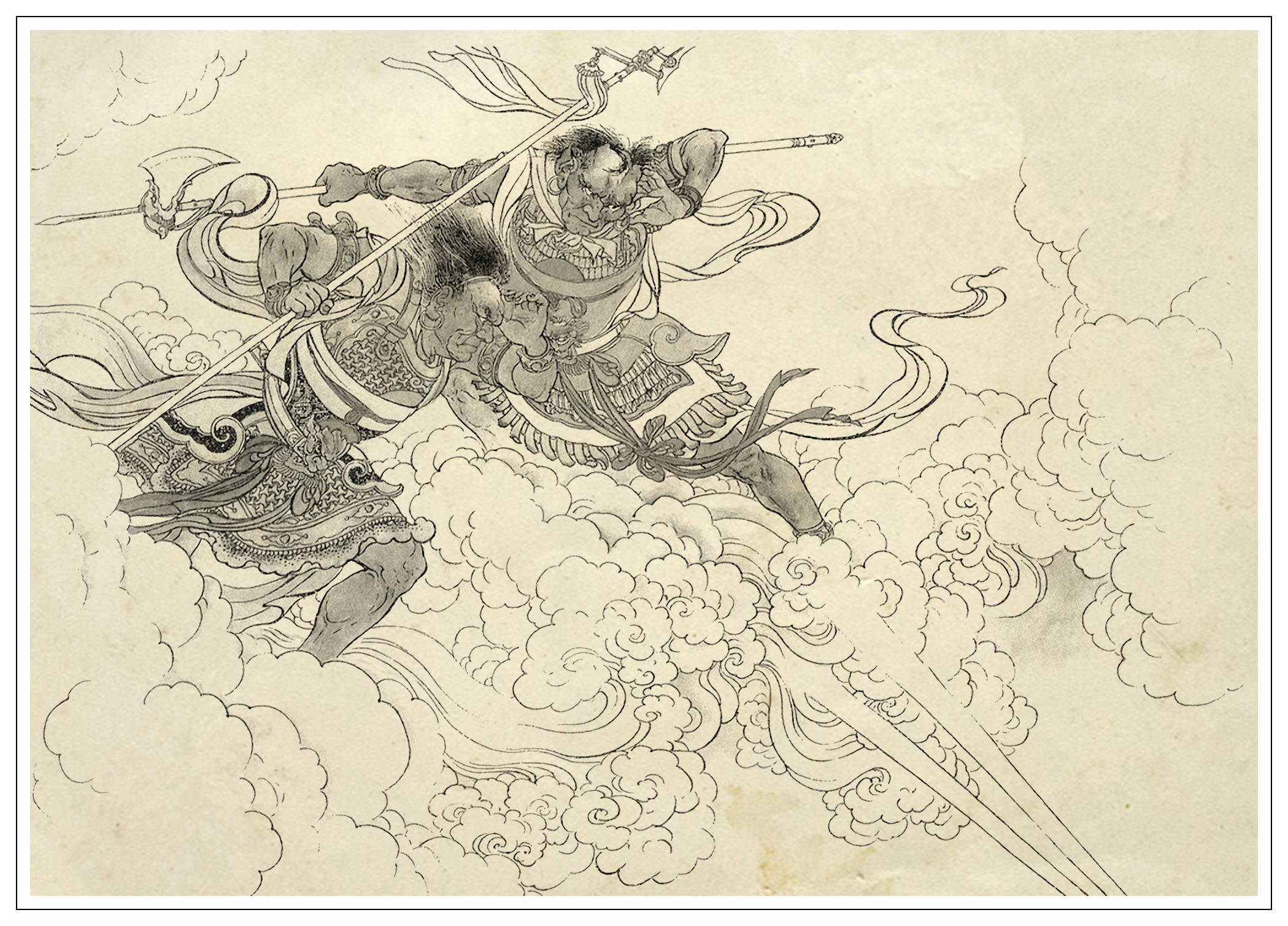 欣赏刘继卣高清水帘洞,见识连环画大师作品的真正魅力_绘画_西游记