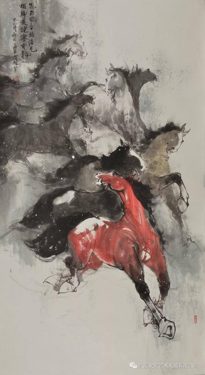 百骏图系列沪上画马名家张智栋笔下的翩然骏马3