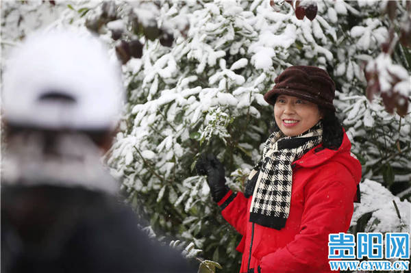 中雪|【图集】贵阳观山湖公园银装素裹惹人醉