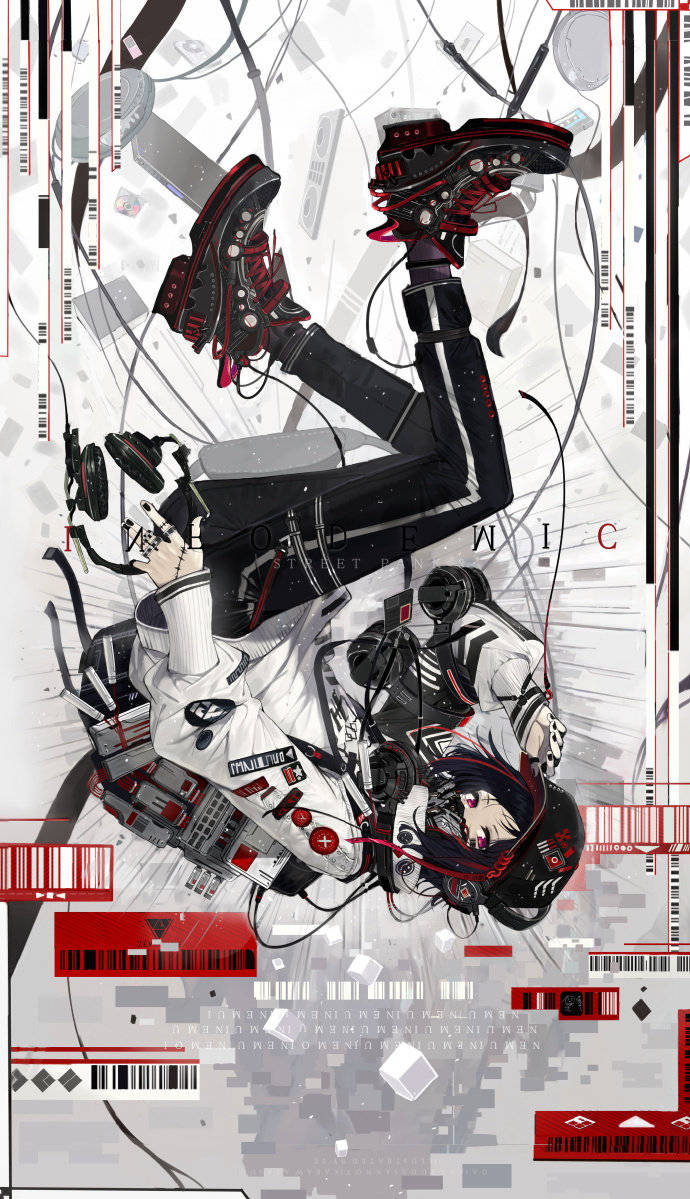 爱画各种机械,赛博朋克风格的插画师,画风独特且鲜明