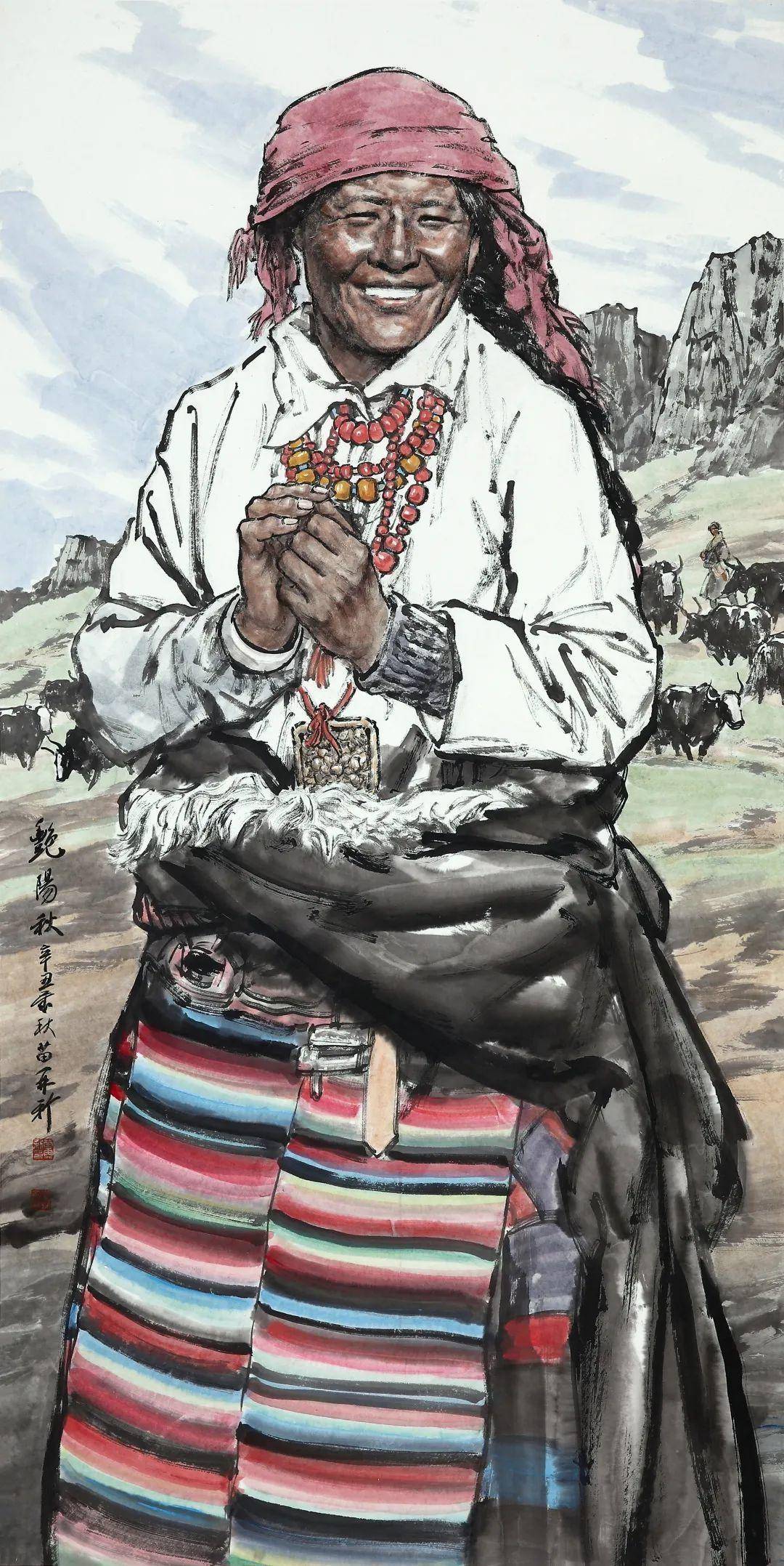 峰无坦途:苗再新作品欣赏_中国美协_人物画_创作