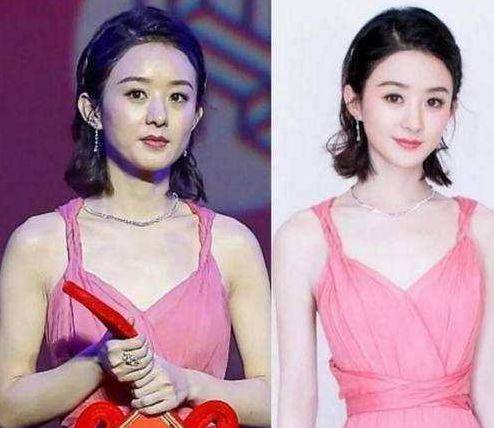原创             女星化妆未修照与精修图对比，杨幂赵丽颖差别明显，只有她没变！