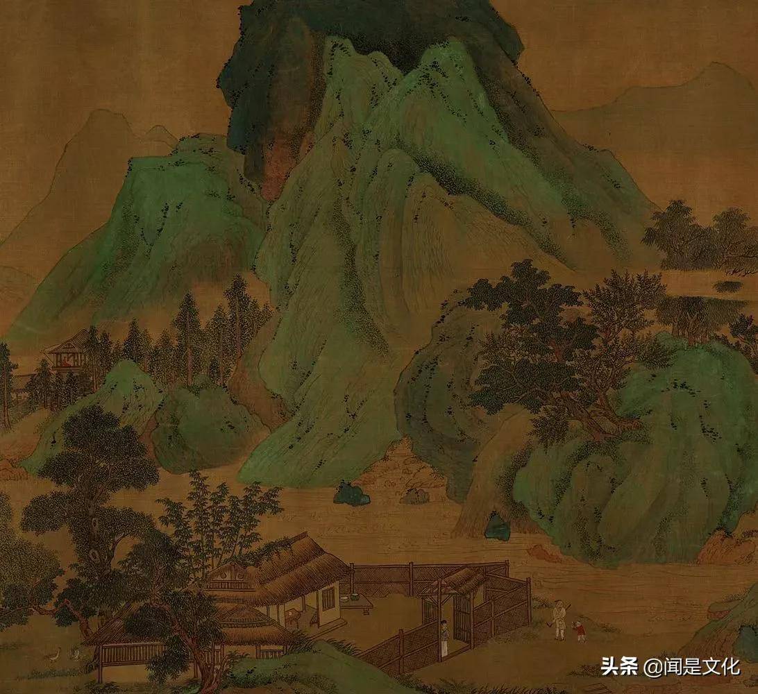 宋刘松年款青山绿水卷