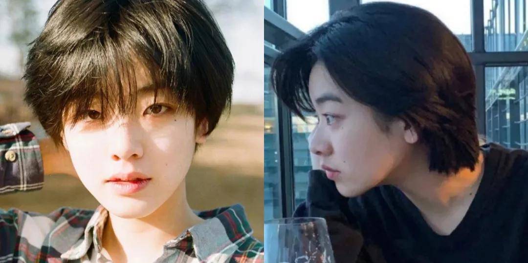 长发剪了短发的她,slay全场!