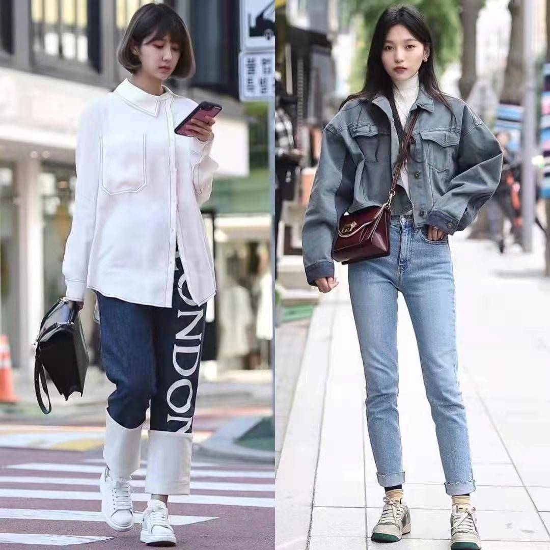 眼睛 还是韩国街拍最自然，一点也不辣眼睛！穿搭简约时尚值得借鉴！