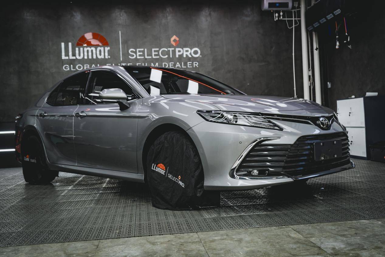 天津臻选丰田凯美瑞隐形车衣施工案例展示