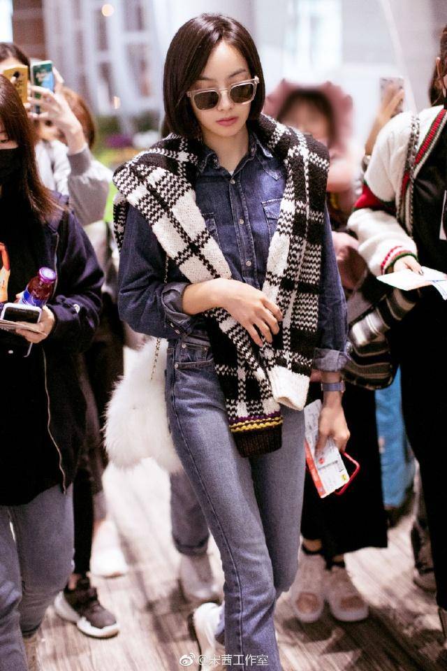 发型31岁的宋茜终于红了,剪齐肩波波头短发个性十足,秒变成带货女王