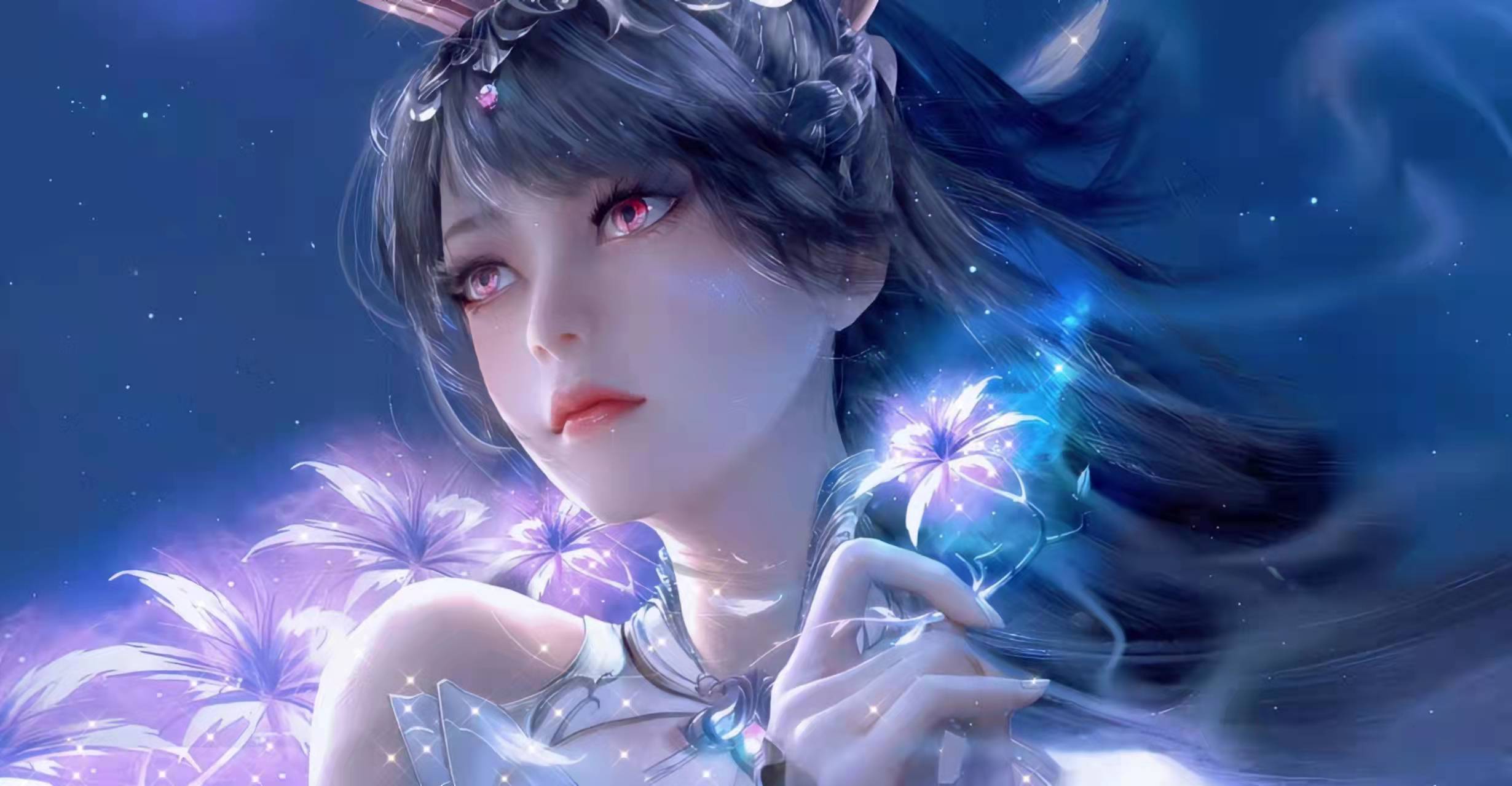 斗罗大陆唐三入魔瞬间白发挑染三哥散发登场