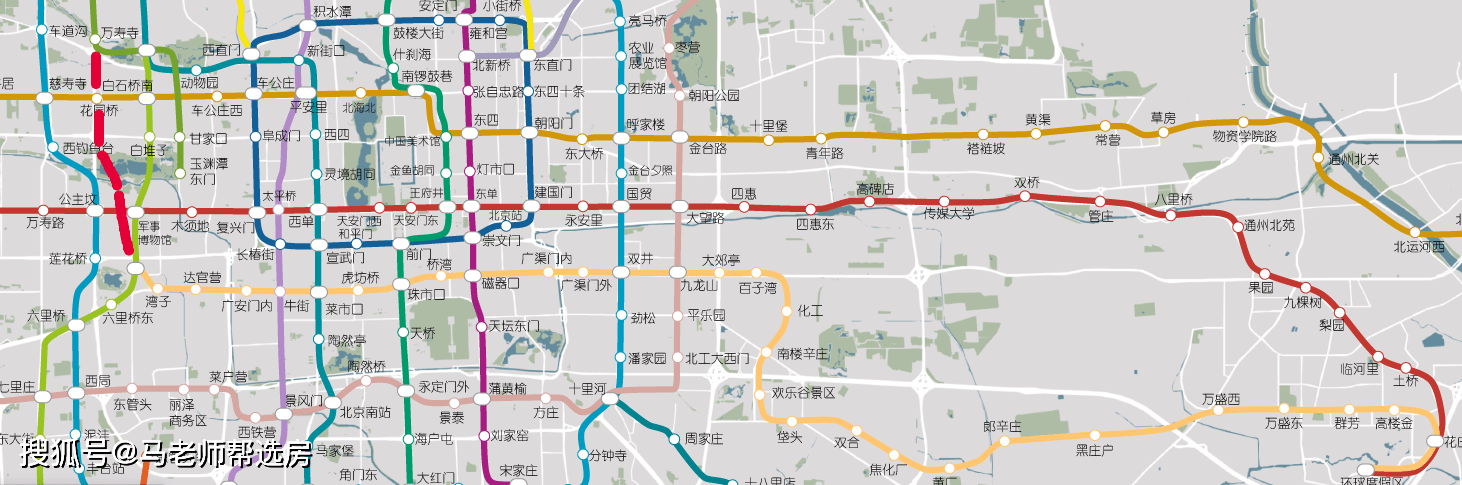 7号线三期,未来将向西北方向延伸,和3号线交汇于航天桥站,和6号线交汇