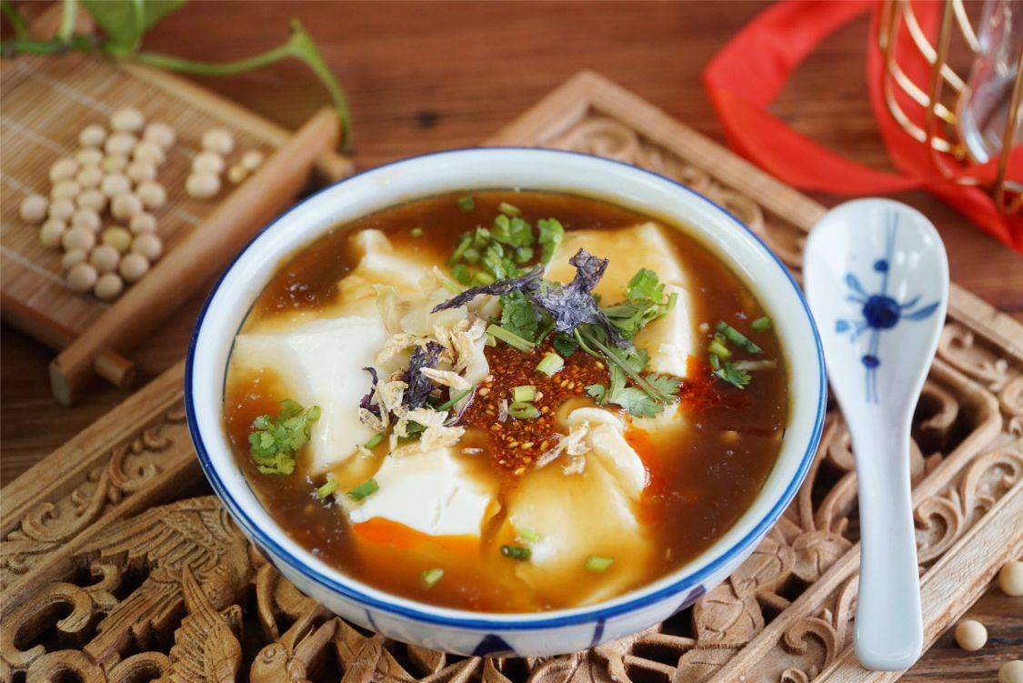 豆腐脑不用出门买一碗黄豆做3碗好吃简单早餐全家吃饱吃好