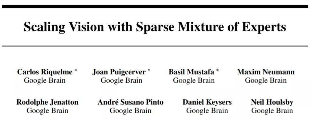 150亿参数，谷歌开源了史上最大视觉模型V-MoE的全部代码