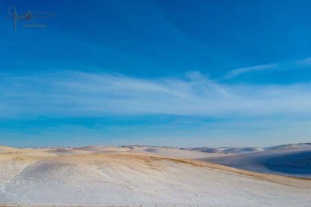 描写内蒙古冬天的景象