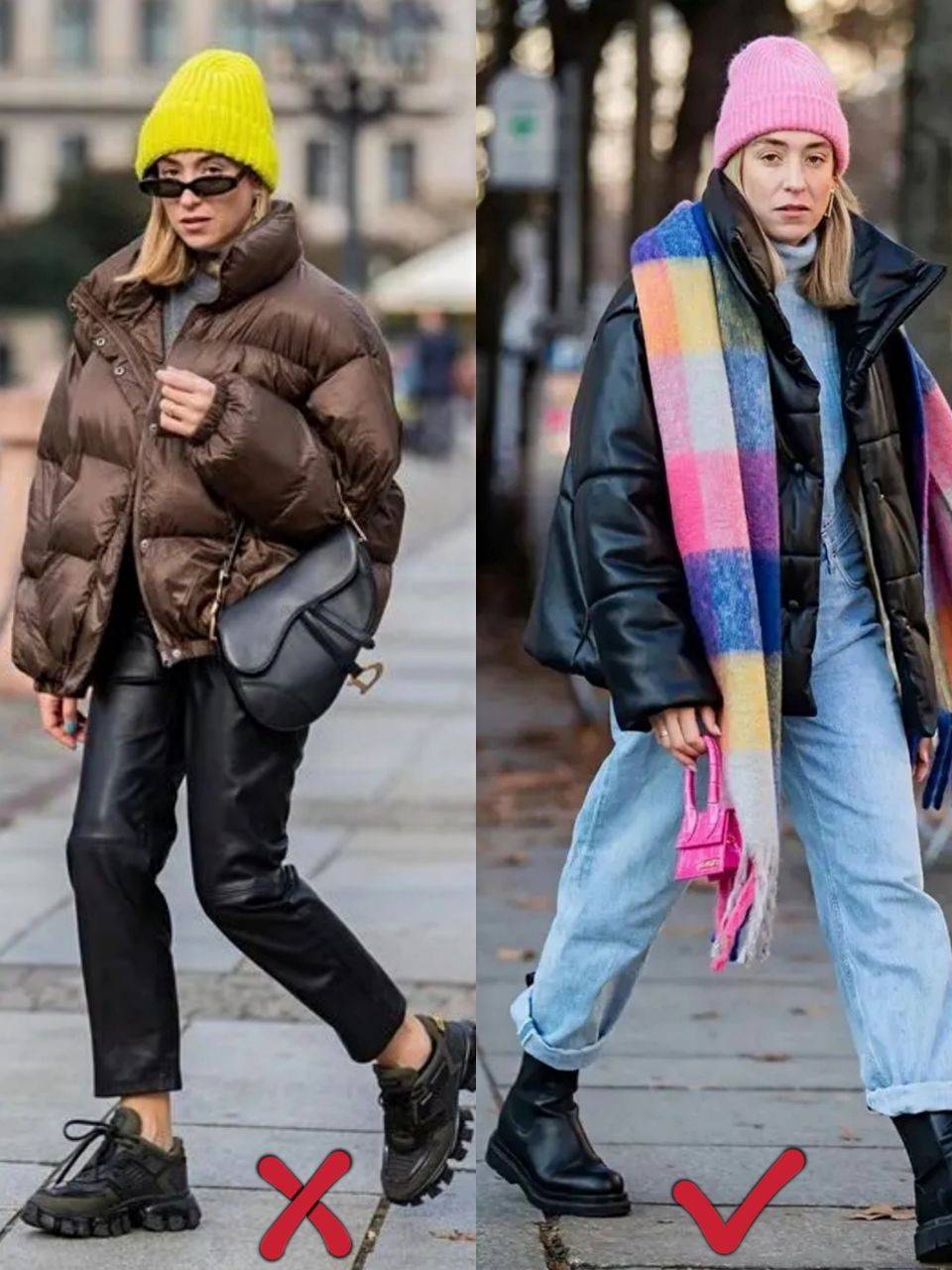 牛仔 40岁女人无论个子高矮,建议穿羽绒服配九分裤,时尚又显高挑