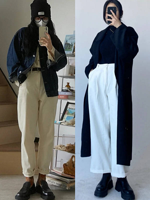 视觉 冬季拥有一条小白裤,掌握这4个穿搭要点,普通人也能穿出体面