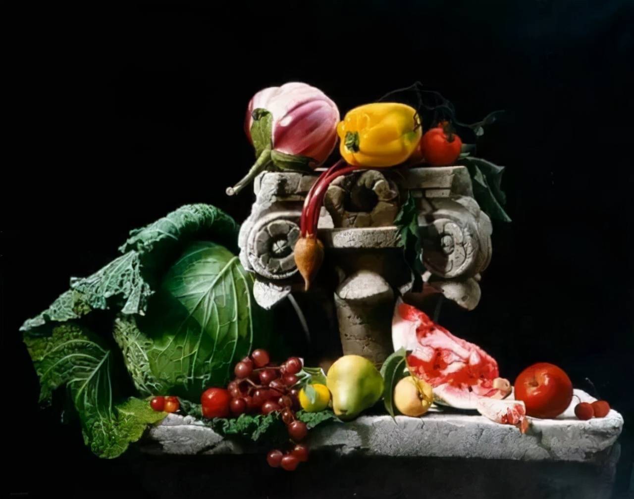 静物照片?no!当代超写实主义画家号称意大利"鬼才"油画