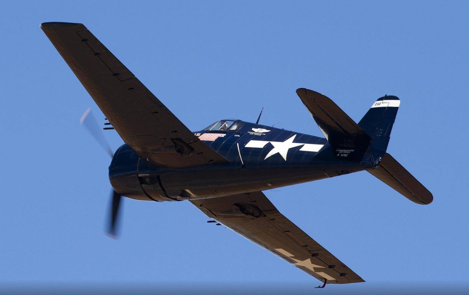 原创格鲁曼f8f战机因二战而生绰号熊猫