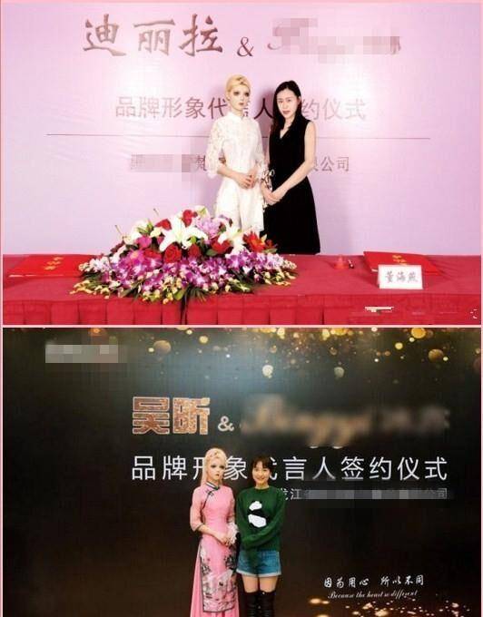 小天“真人芭比”网红迪丽拉,公开否认整容,结果吃饭却不敢张嘴?