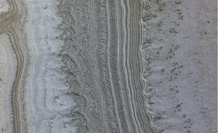 地方|最新研究认为火星南极冰层下并不存在液态水