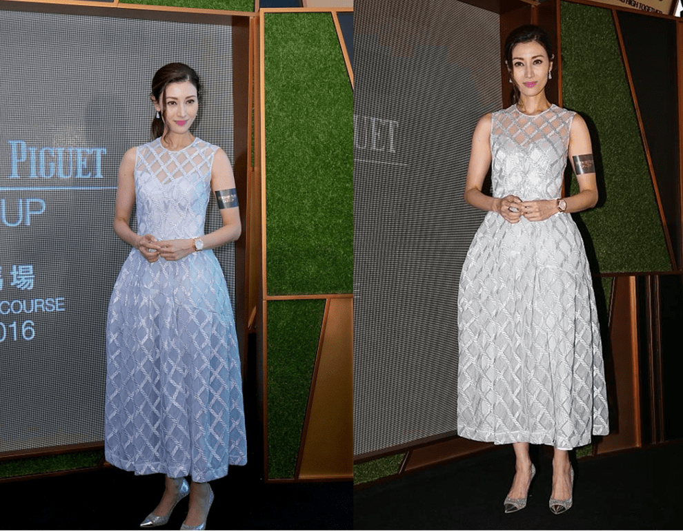 风韵 李嘉欣不愧是港姐出身，年过半百了还带着风韵美，穿长裙优雅高级